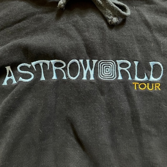 Astroworld Tour Travis Scott Wish You Were Here Unisex Embroidered Hoodie Size L - Picture 3 of 5